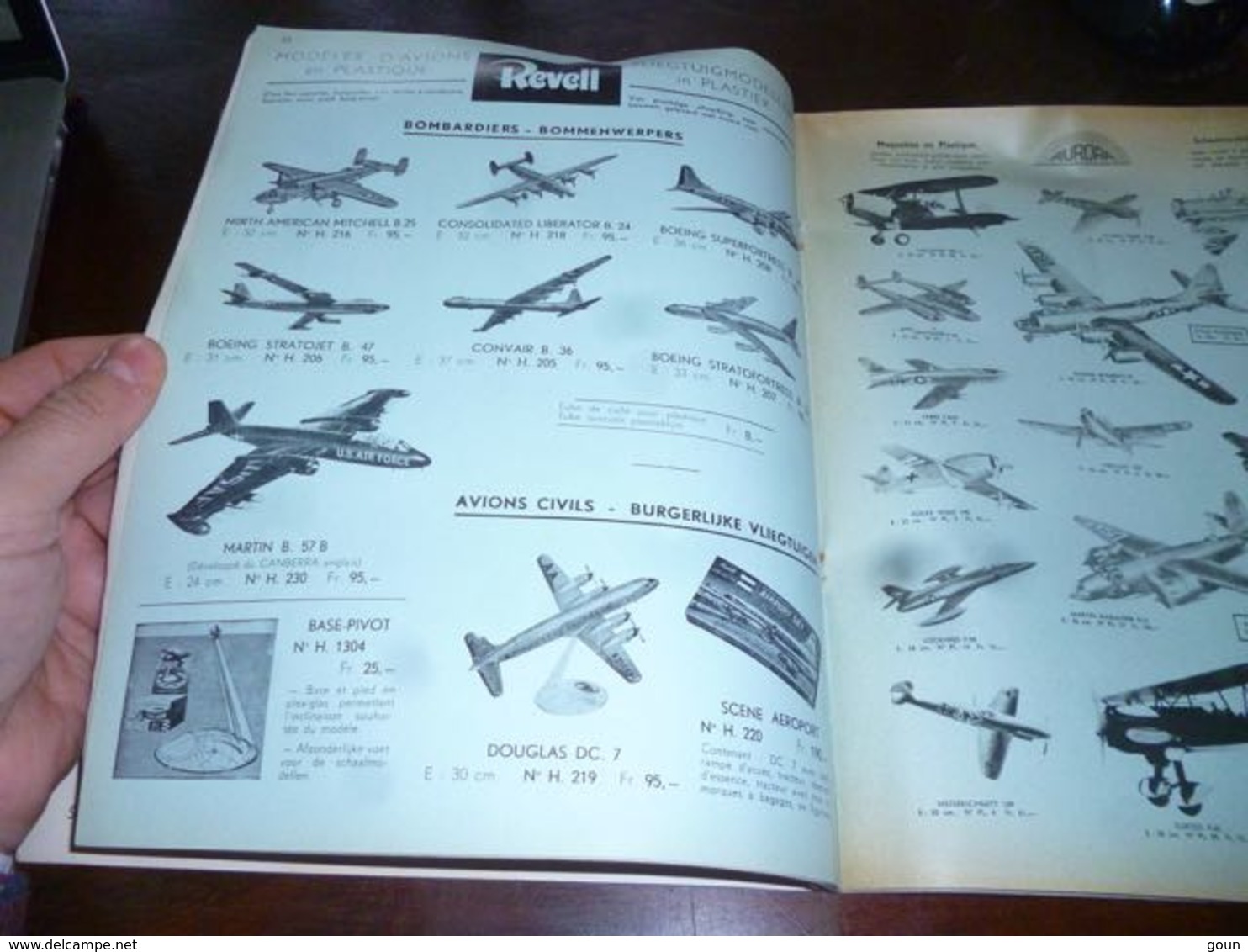 CB83F1 Catalogue Bilingue Modélisme Scientific Avion Bâteau Voilier Auto Moteurs Etc Revell Modelbouw - België