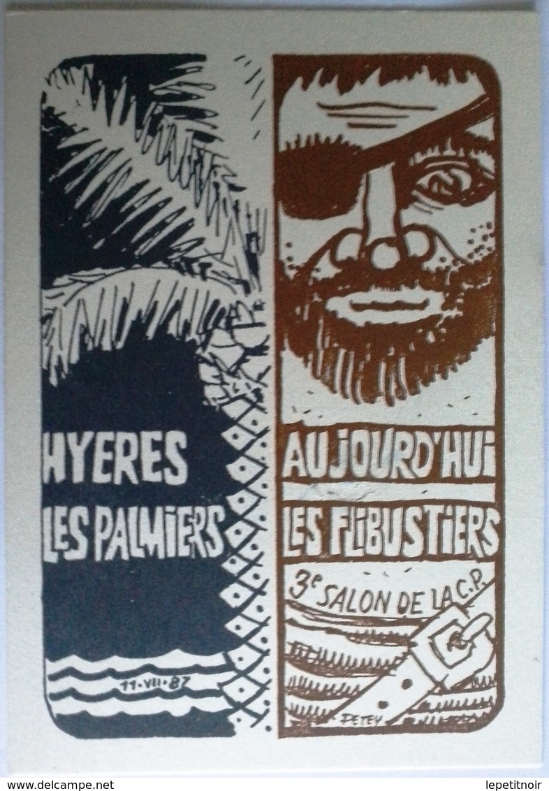 Jean Marie Petey Salon Hyeres Les Palmiers Avec Cachet 1987 - Petey