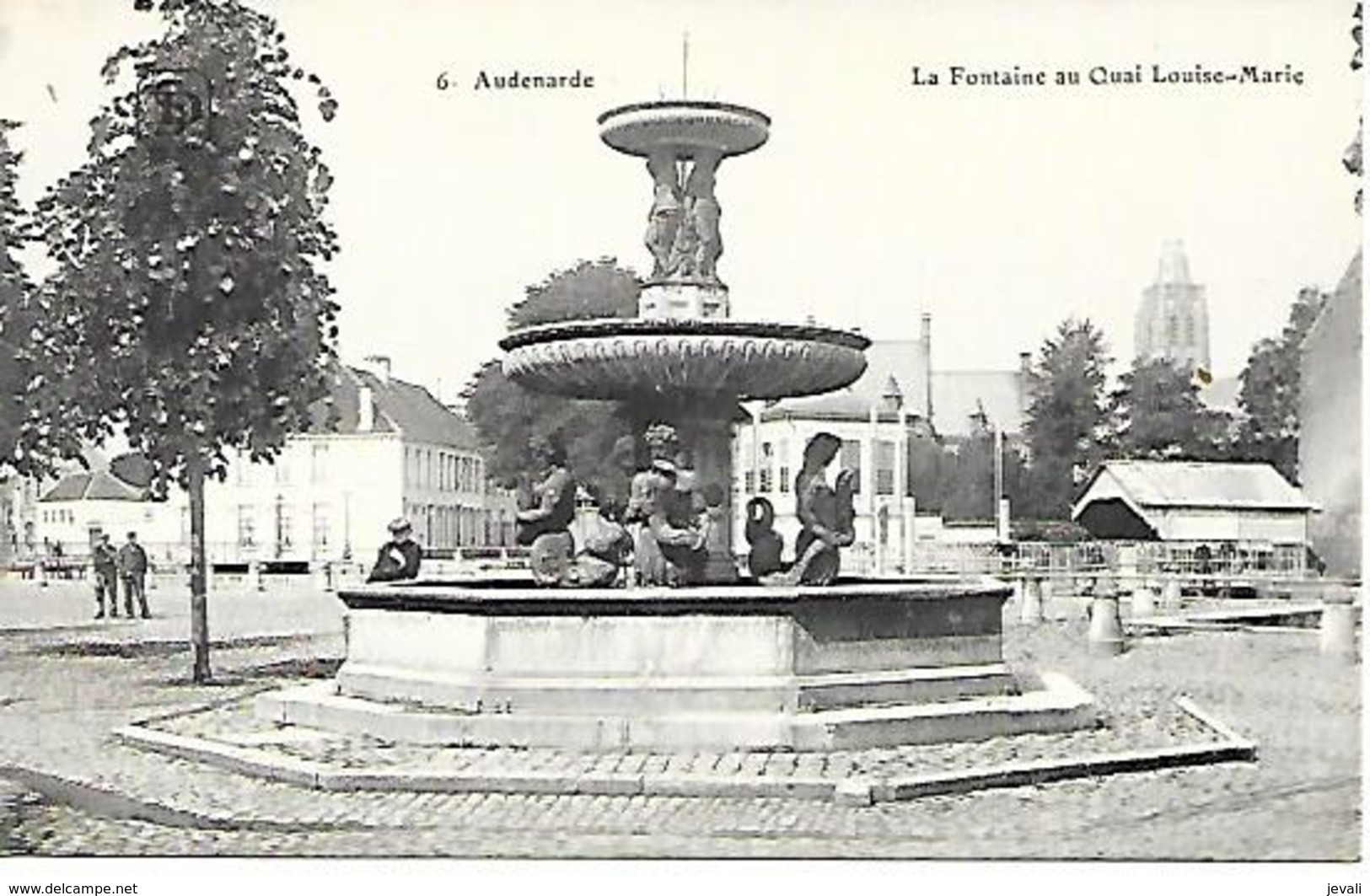 CPA / PK/ AK -  AUDENAERDE   La Fontaine Au Quai Marie-Louise - Oudenaarde