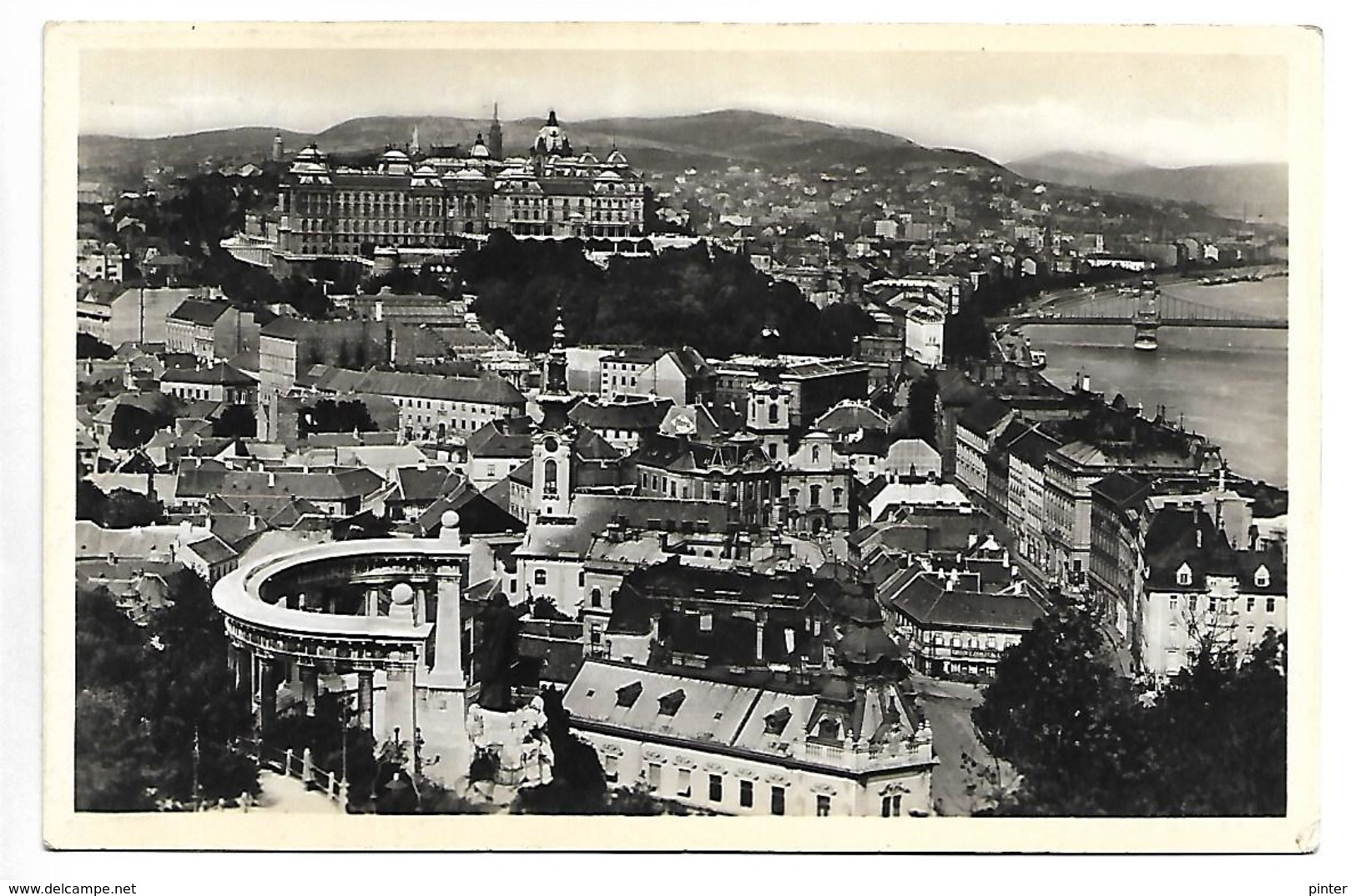 HONGRIE - BUDAPEST  - Vue Générale Du Mont St Gellért - Hongrie