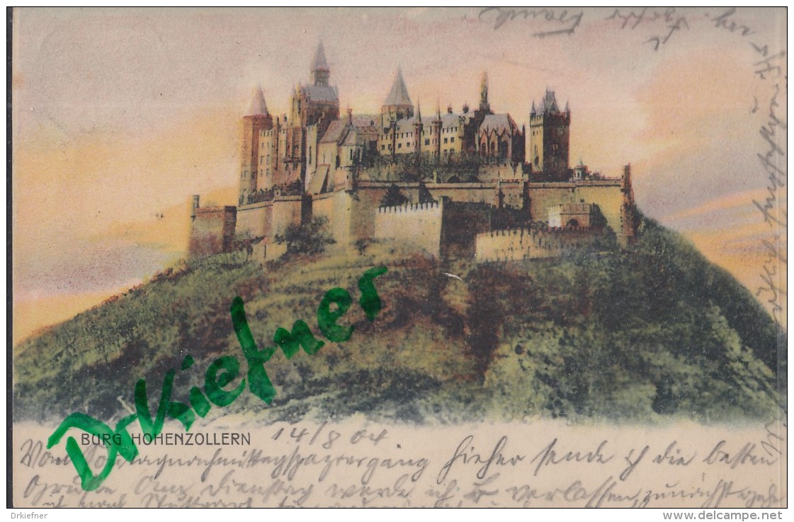 Burg Hohenzollern,  Um 1903 - Hechingen