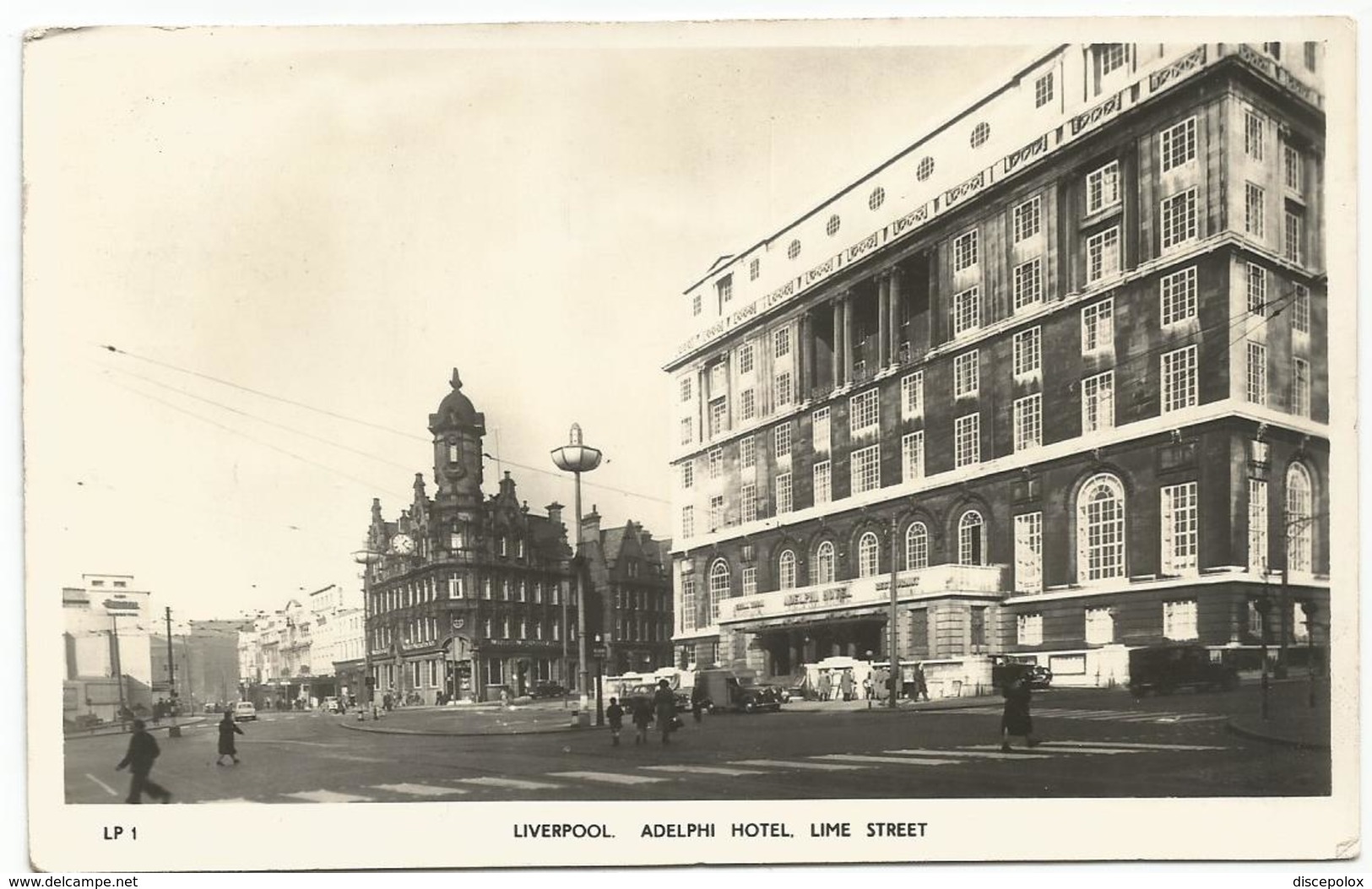 X2672 Liverpool - Adelphi Hotel - Lime Street - Auto Cars Voitures / Viaggiata 1958 - Liverpool