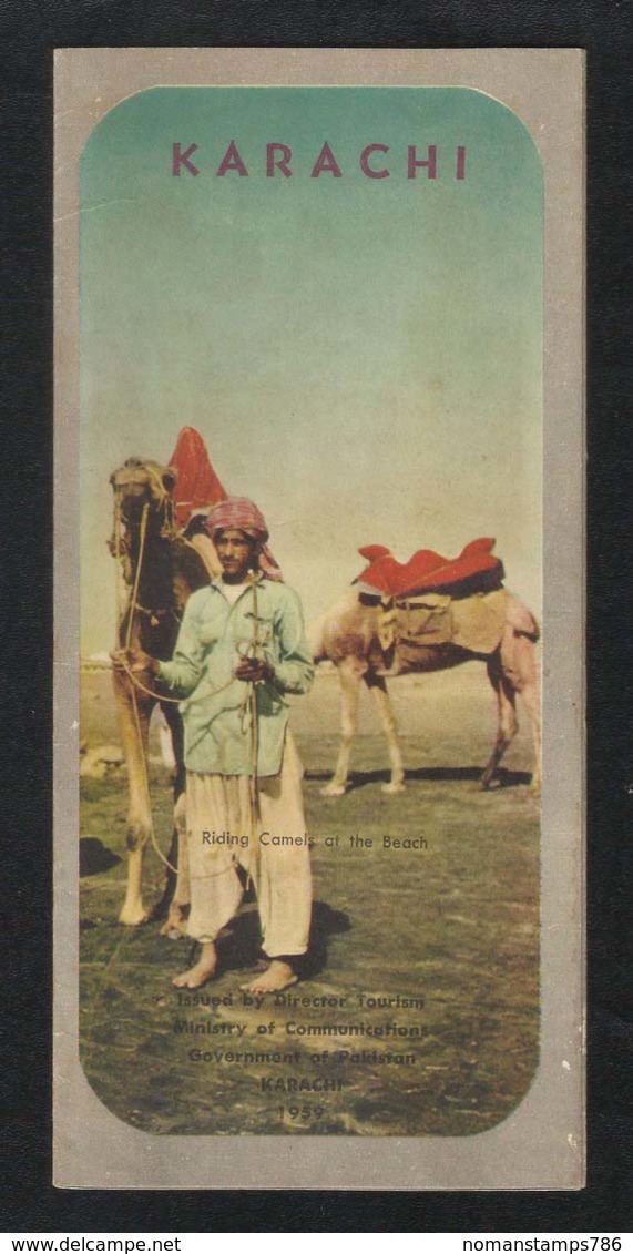 Pakistan 1959 Karachi Information Brochure Issued  Tourism Ministry - Asia