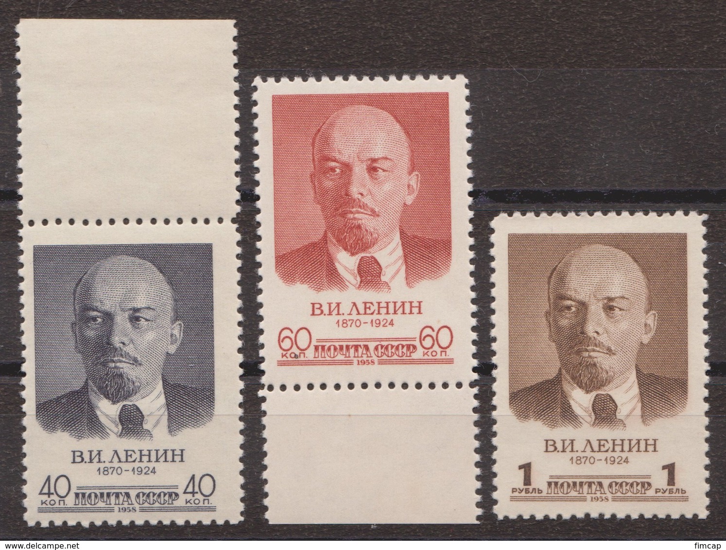 Russia USSR 1958, Michel 2071-2073, **, MNH OG, Complete Set - Unused Stamps