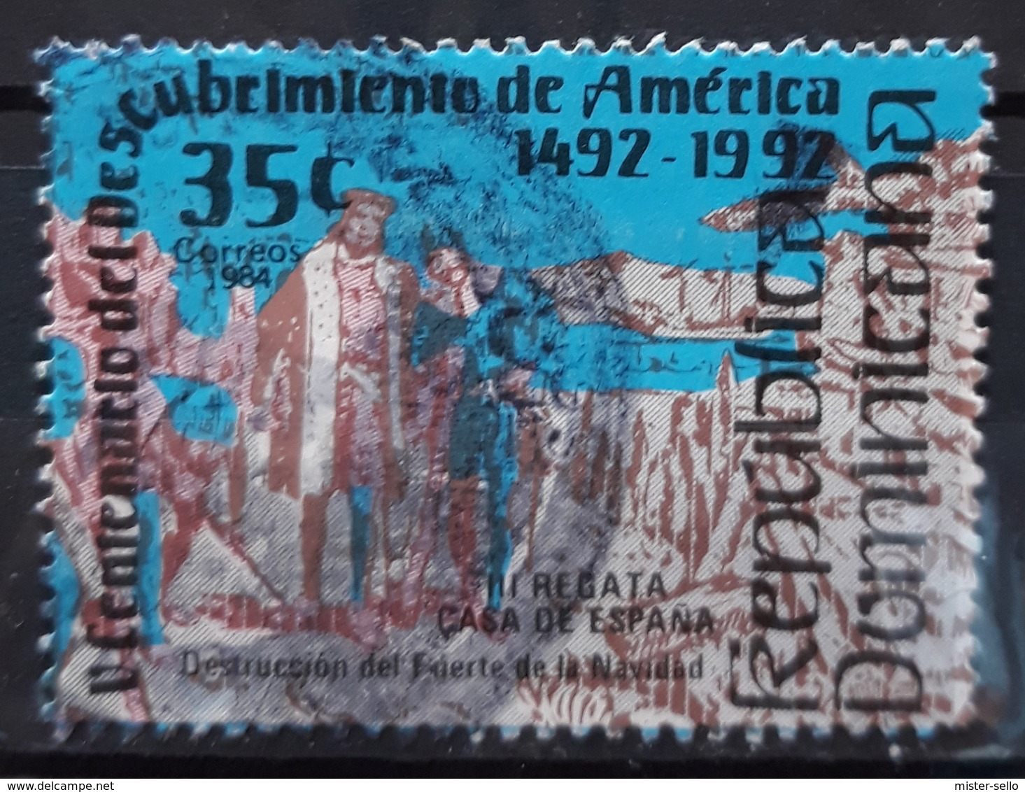 REPÚBLICA DOMINICANA 1984 The 500th Anniversary (1992) Of Discovery Of America By Columbus. USADO - USED. - Dominicaanse Republiek