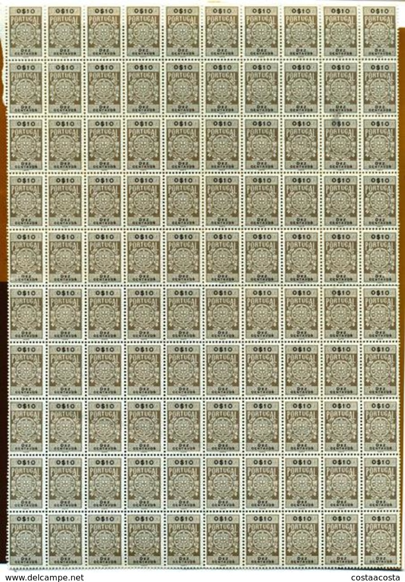 Portugal - Fasoaux-Revenues-Fiscal - X100 Mint - Unused Stamps