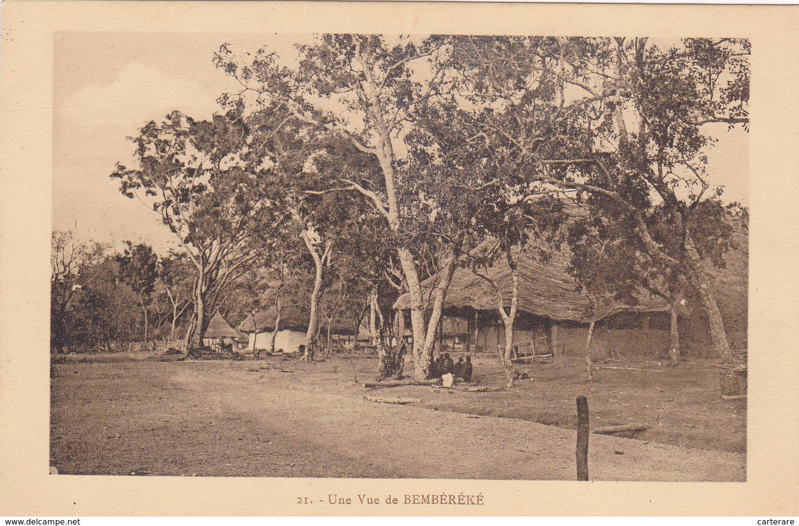 AFRIQUE,AFRICA,Dahomey, Devenu Bénin En 1975,empire Colonial Français,colonie,Bembéréké,borgou,le Village,rare - Benin