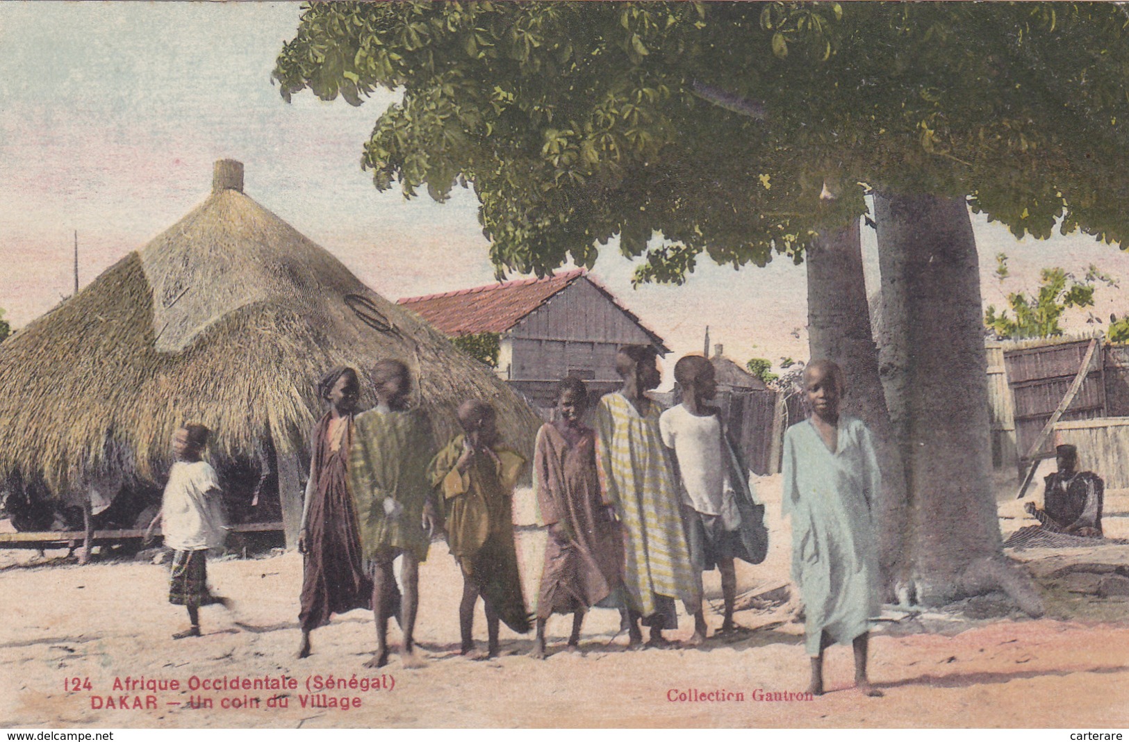 AOF,AFRIQUE,Sénégal,1916, Colonie,DAKAR,NDAKAROU,prés Mauritanie,mali,guinée,gambie,enfant Du Village,futur éleveur,rare - Sénégal