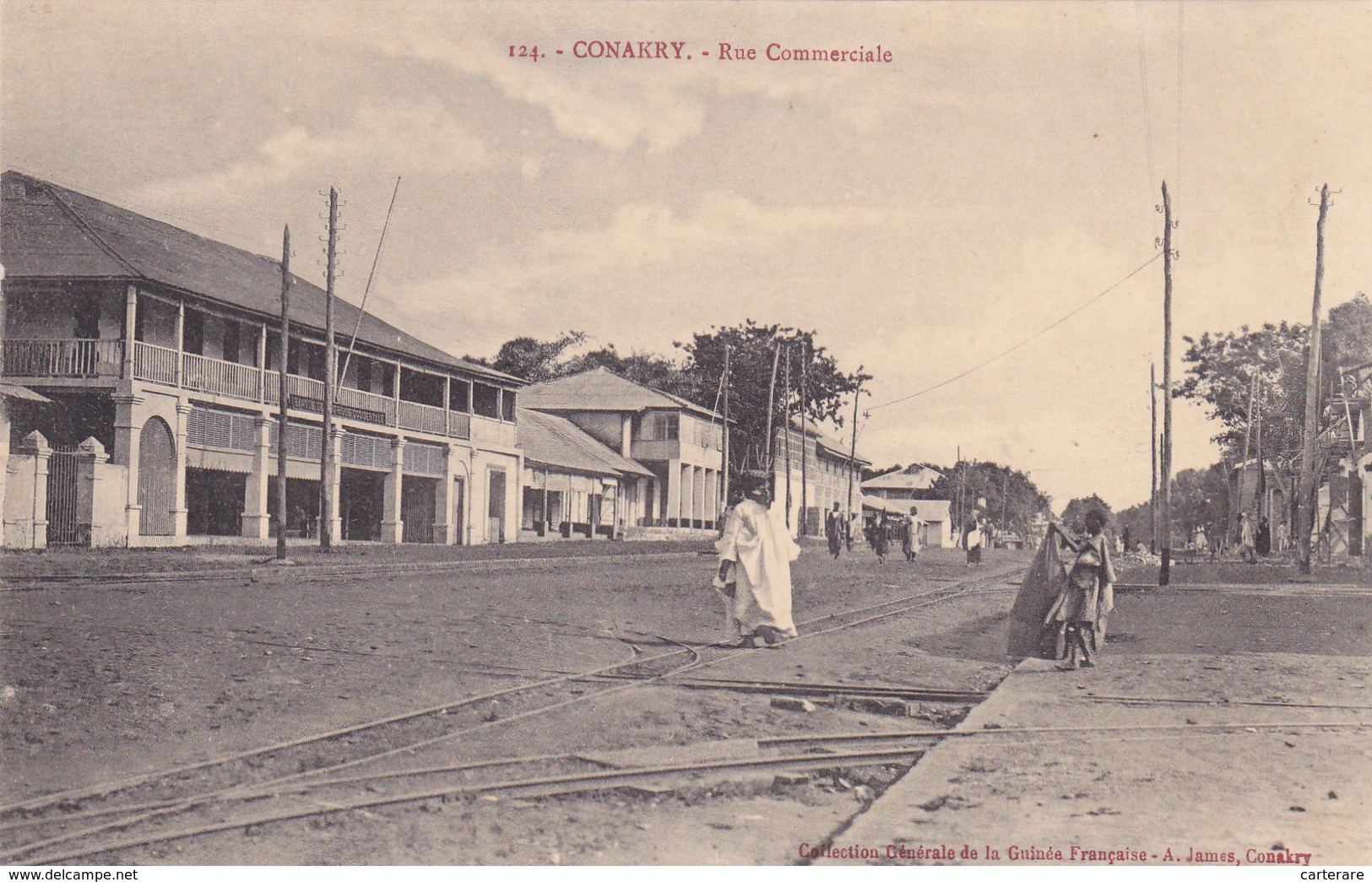 AFRIQUE,AFRICA,AFRIKA,guinée Française,CONAKRY,colonie,cédée Par Les Anglais Aux Français En1891,rue Commerciale,vendeur - Französisch-Guinea