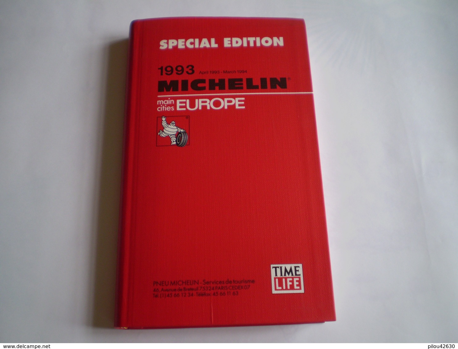 Guide MICHELIN Europe 1993 - Michelin (guides)