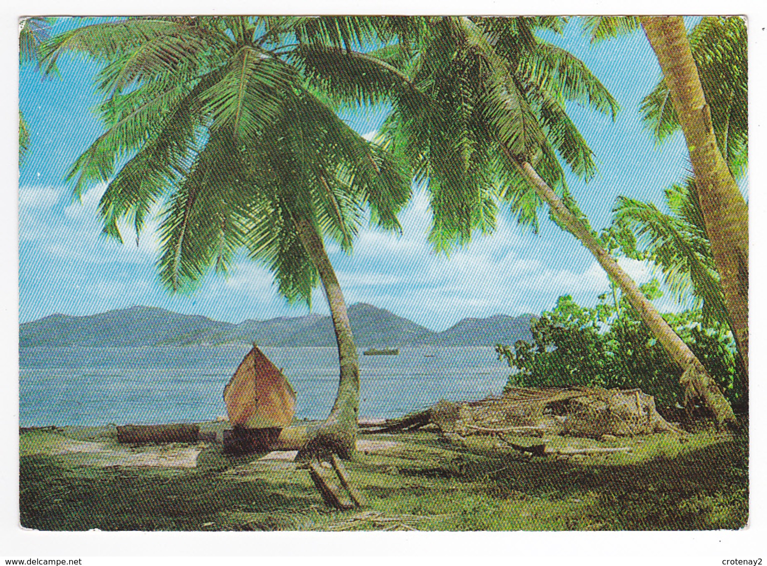 Praslin From La Digue Seychelles En 1978 VOIR Beau Timbre Oiseaux Sterne Blanche - Seychelles