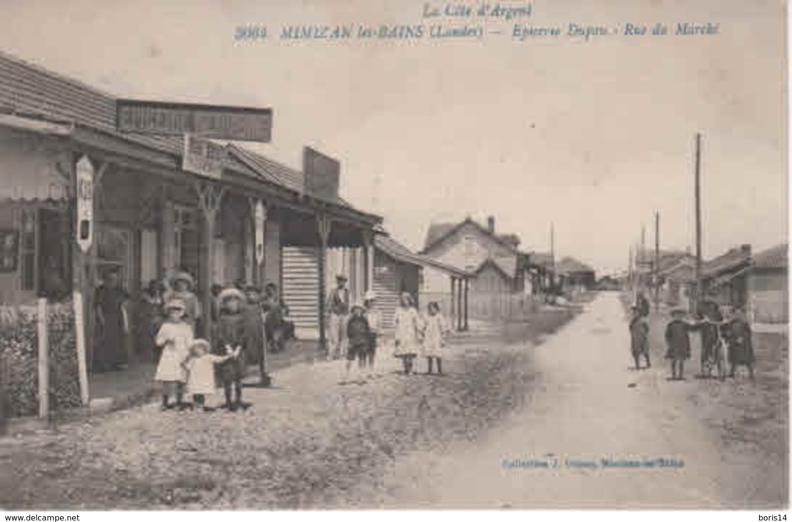 40-20517    - MIMIZAN  Les  BAINS   -   Epicerie Dupau , Rue Du Marché - Mimizan