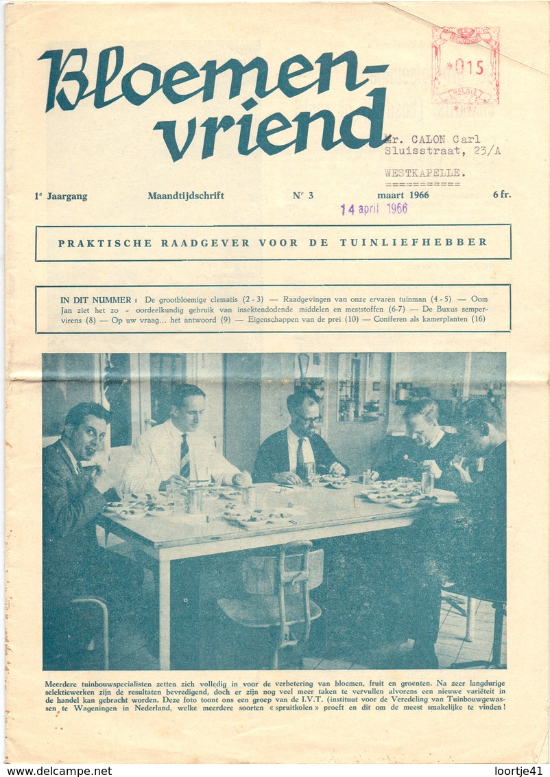 Tijdschrift - Bloemenvriend - Tuin - Landbouw - 1966 - Uitg. Publivog Belsele Waas - Autres & Non Classés