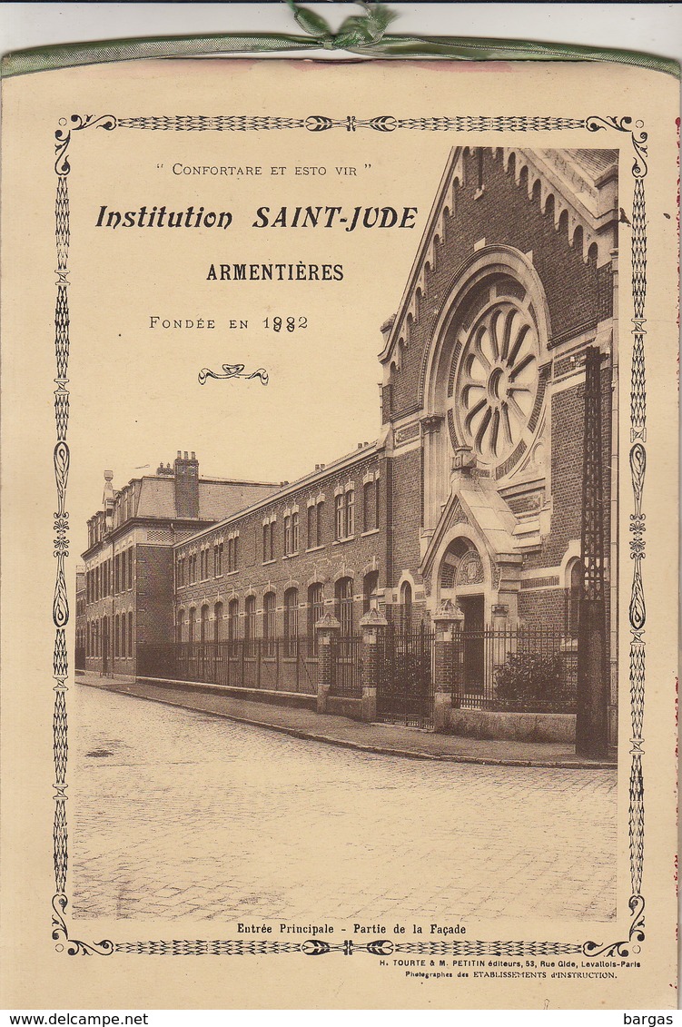 Ecole Institution Saint Jude à Armentières Nord Année - 1901-1940