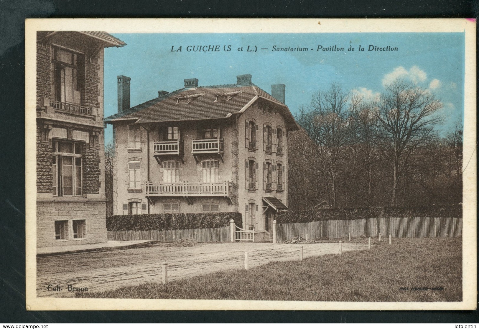 CPA: 71 - LA GUICHE - SANATORIUM - PAVILLON DE LA DIRECTION - Autres & Non Classés