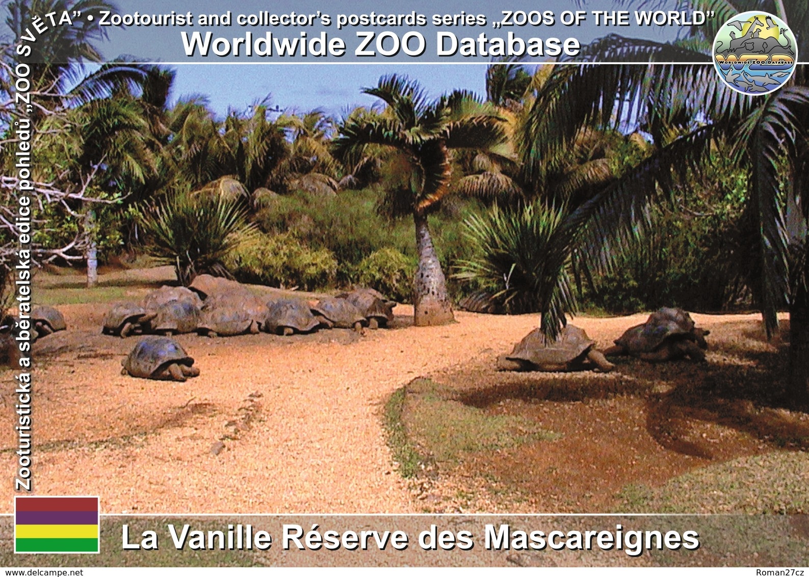 093 La Vanille Reserve Des Mascareignes, MU - Giant Tortoise (Aldabrachelys Gigantea) - Mauritius