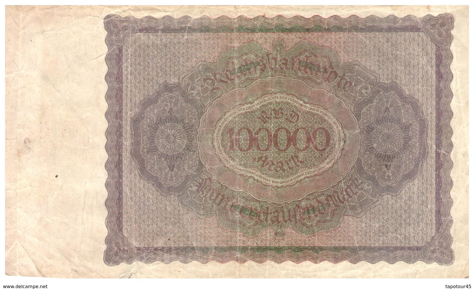 Billets > Allemagne >   100.000 Mark 1923 - 100000 Mark