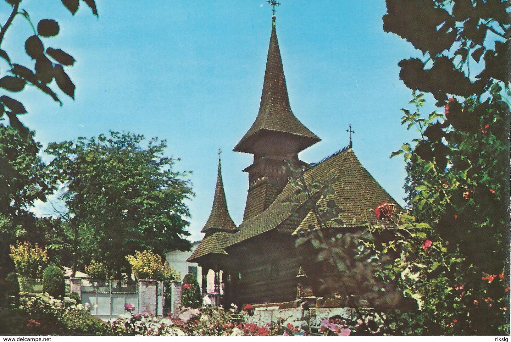 The St. Mary`s Hermitage In Tekirghiol.    Wooden Church. Romania   # 07625 - Roumanie