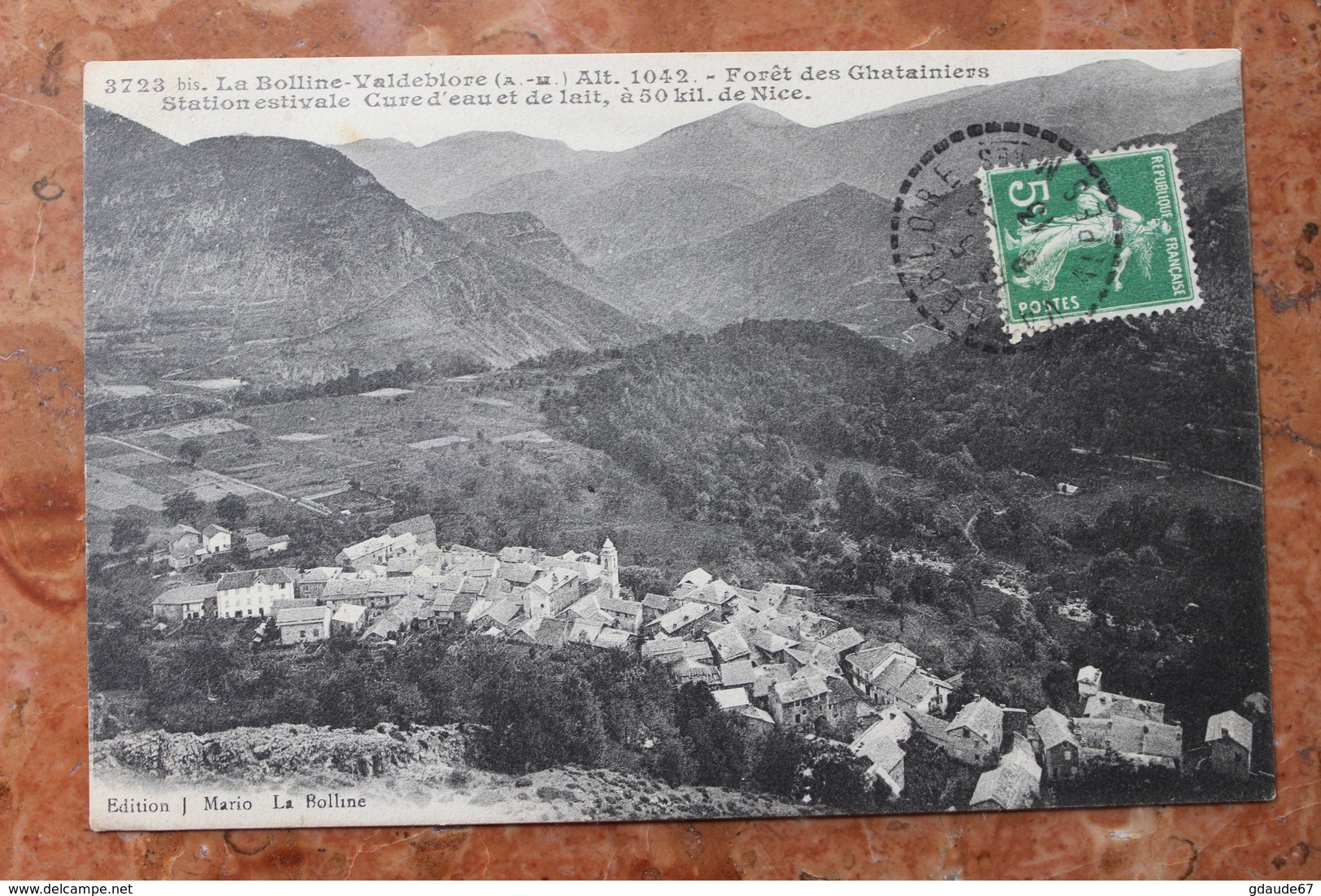 LA BOLLINE VALDEBLORE (06) - FORET DES GHATAINIERS - STATION ESTIVALE - CURE D'EAU ET DE LAIT - Autres & Non Classés