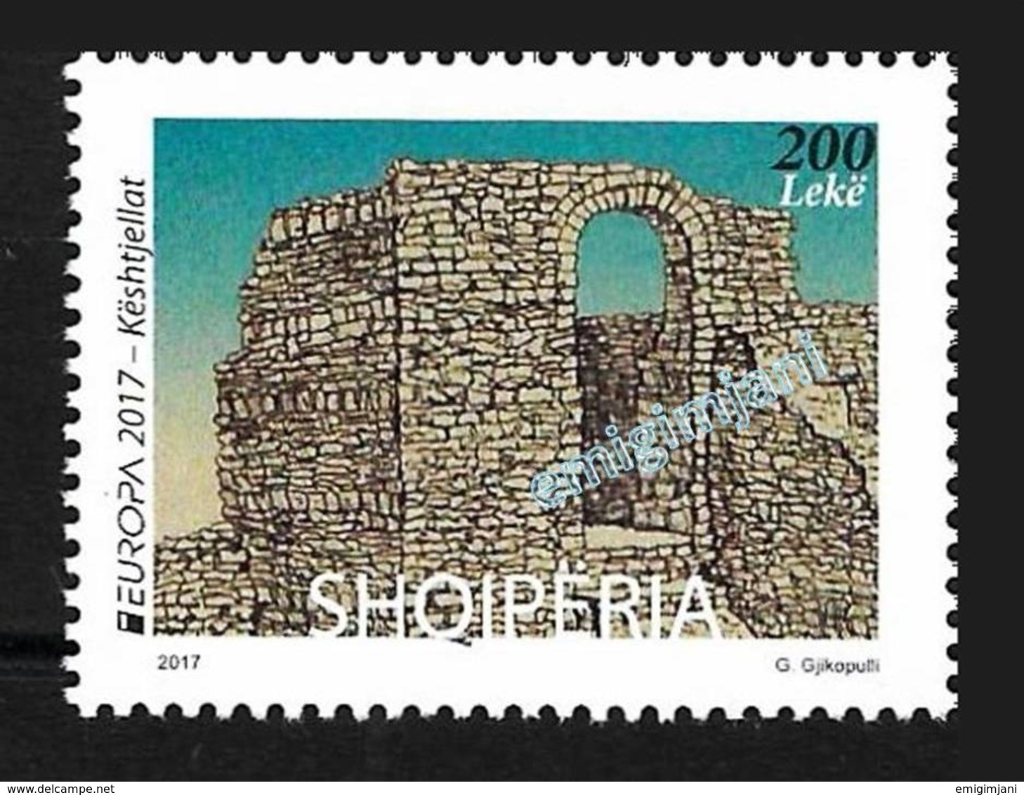 ALBANIA 2017 "Europe 2017 - Castles" - Set MNH - Albanië