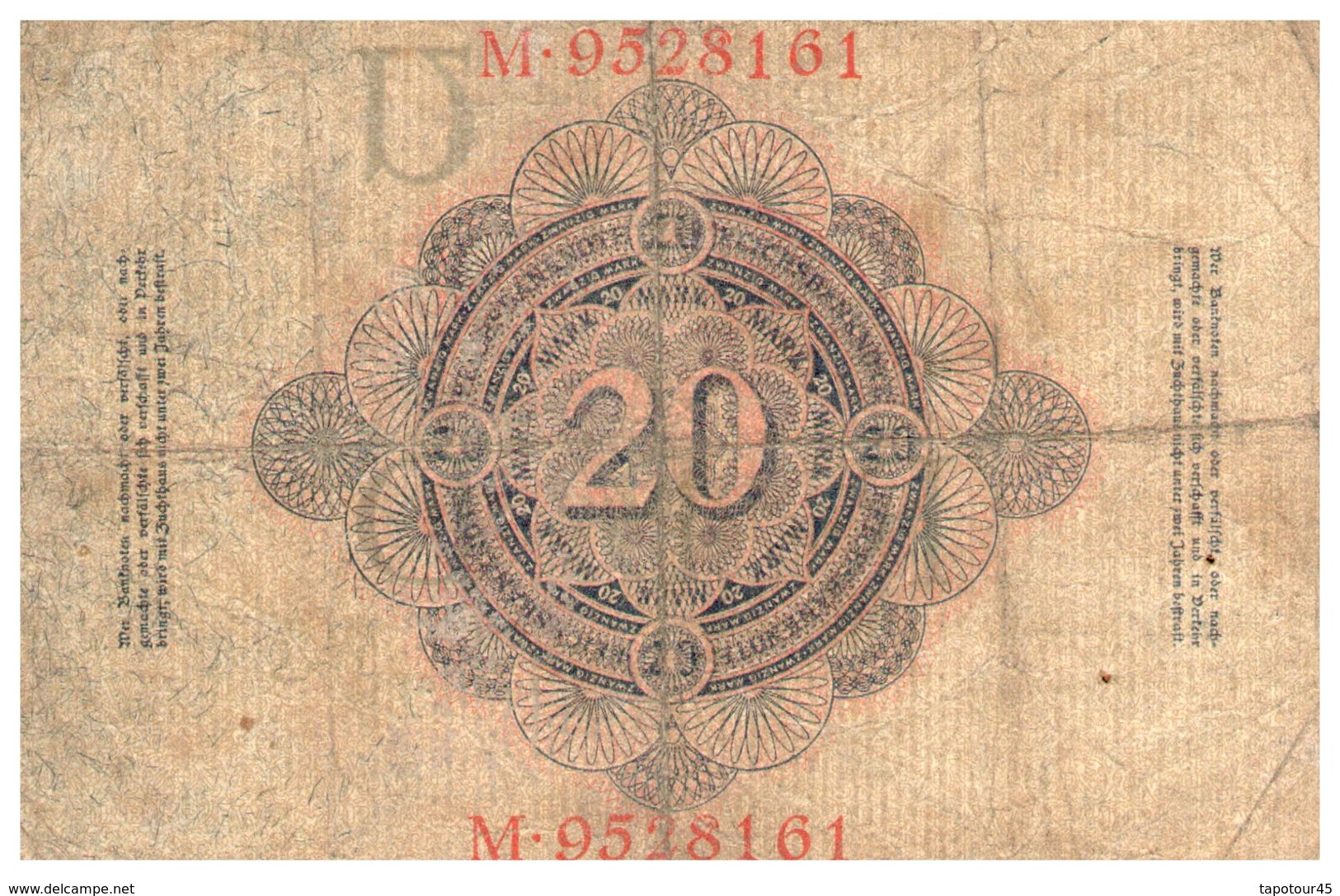 Billets > Allemagne >   20 Mark 1914 - 20 Mark