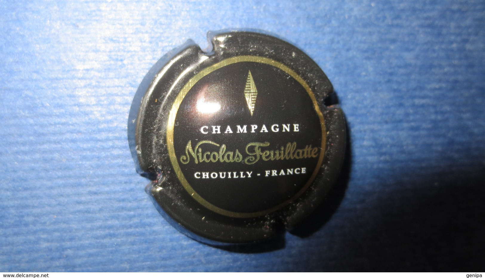 CAPSULE CHAMPAGNE NICOLAS FEUILLATTE Noir Et Or - Feuillate