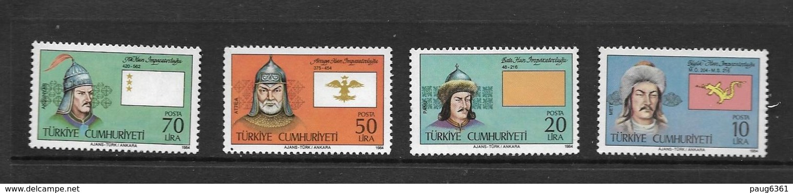 TURQUIE 1984 FONDATION DES ETATS TURCS  YVERT N°2391  NEUF MNH** - Unused Stamps