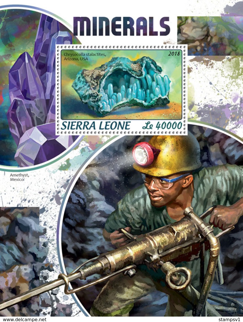 Sierra Leone. 2018 Minerals. (404b) - Minéraux