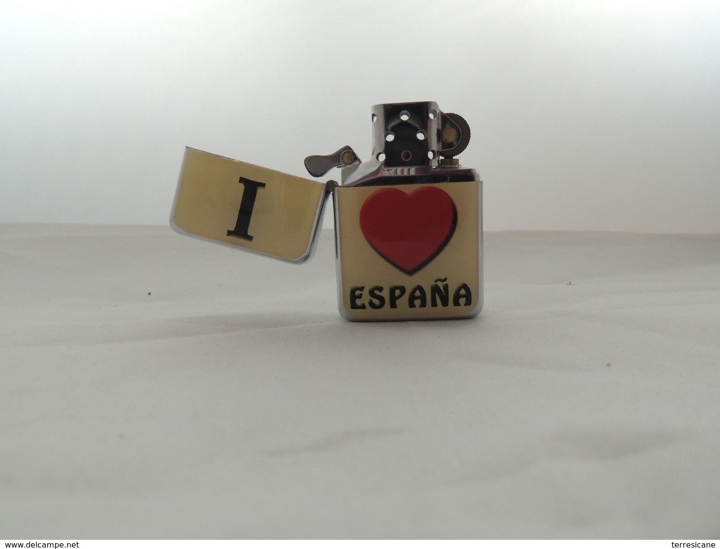 ACCENDINO I Love Espana TIPO ZIPPO DA COLLEZIONE Come Nuovo - Zippo