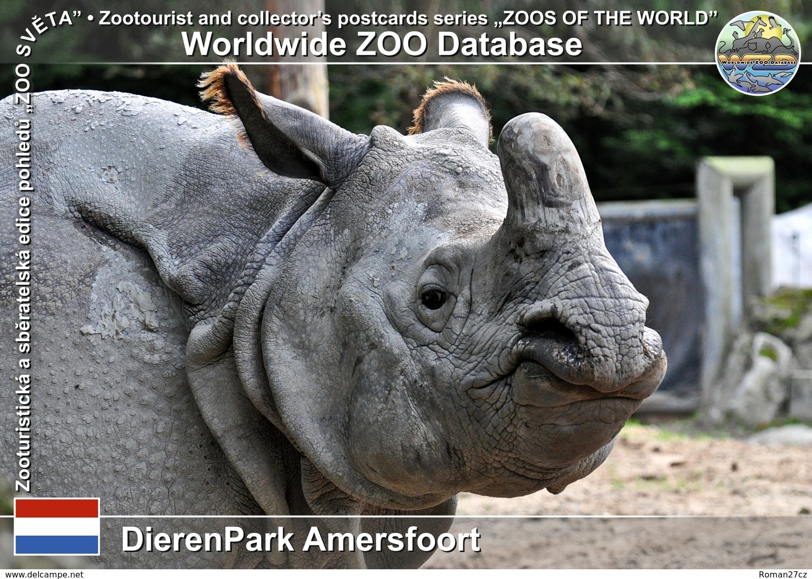 365 DierenPark Amersfoort, NL - Indian Rhinoceros (Rhinoceros Unicornis) - Amersfoort