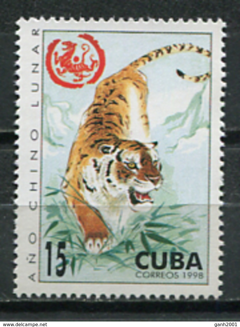 Cuba 2007 / Mammals Big Cats Tigers MNH Tigres Felinos Säugetiere / Cu8622  C3 - Félins