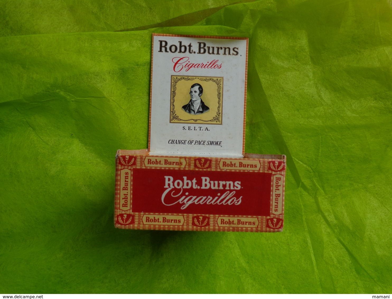 Boite Vide (bois) Cigarillos Robert Burns SEITA - Sonstige & Ohne Zuordnung