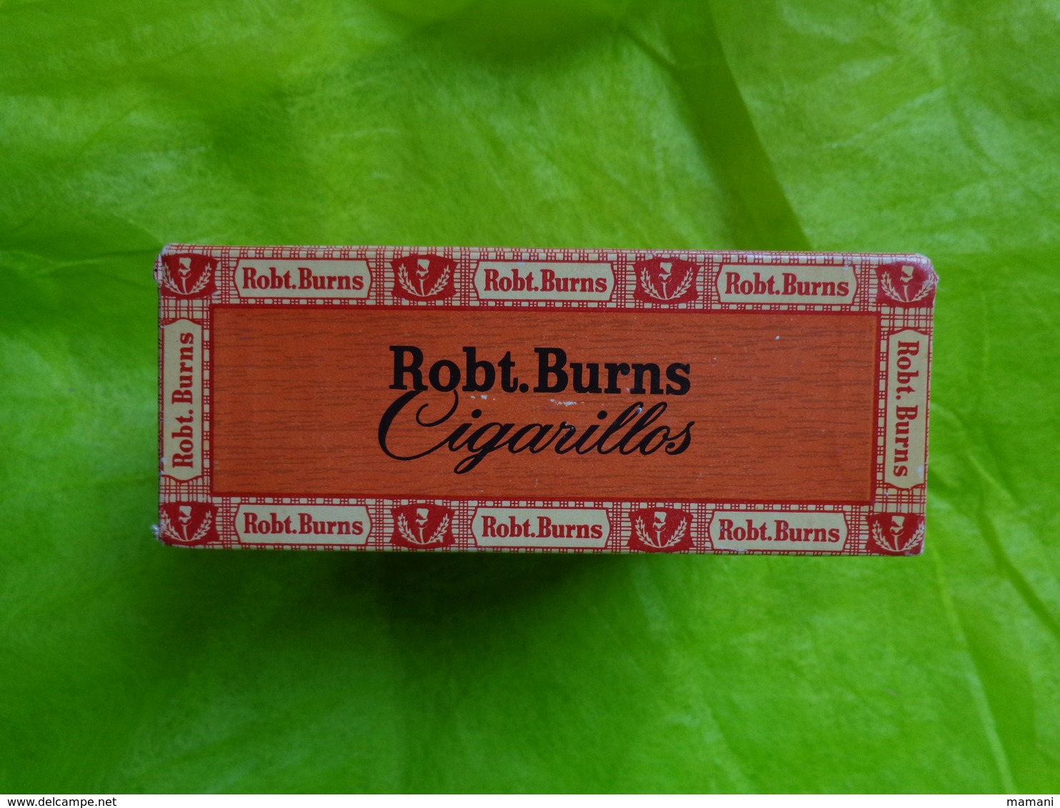 Boite Vide (bois) Cigarillos Robert Burns SEITA - Other & Unclassified