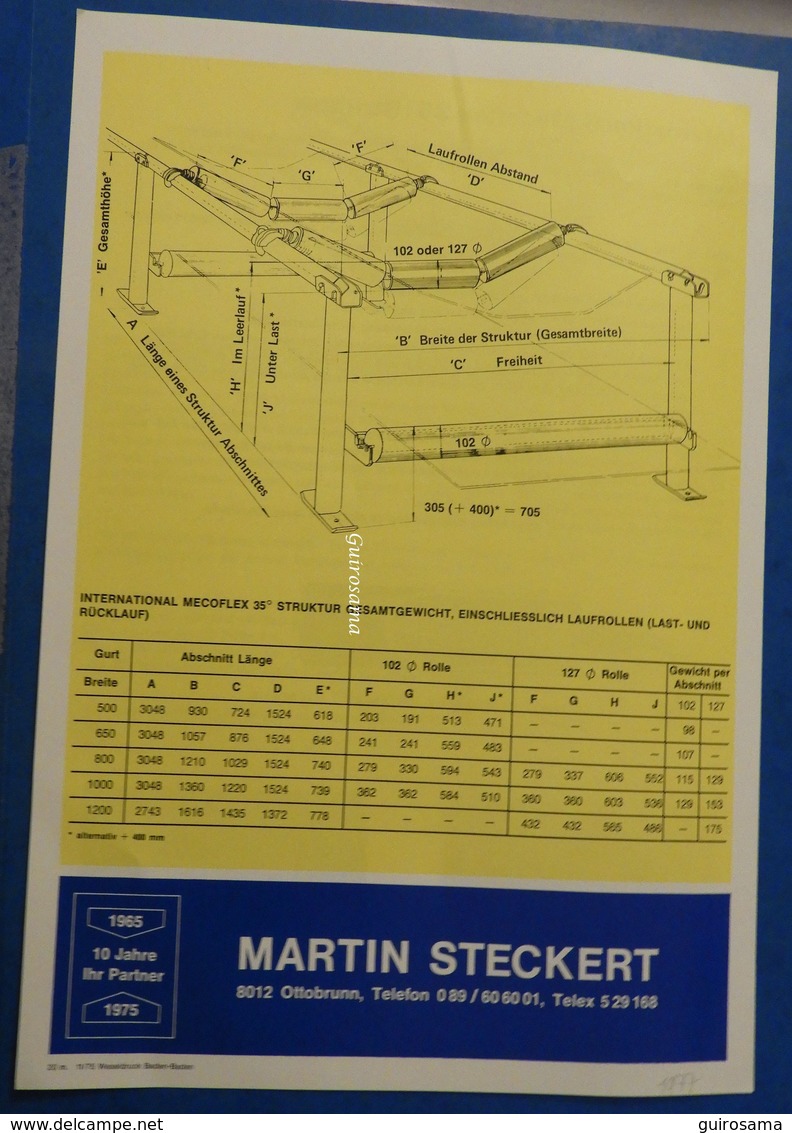 Dowty Meco : Förderbrand Geräte Mecoflex Martin Steckert - Ottobrunn - Construction - 1977 - 1950 - ...