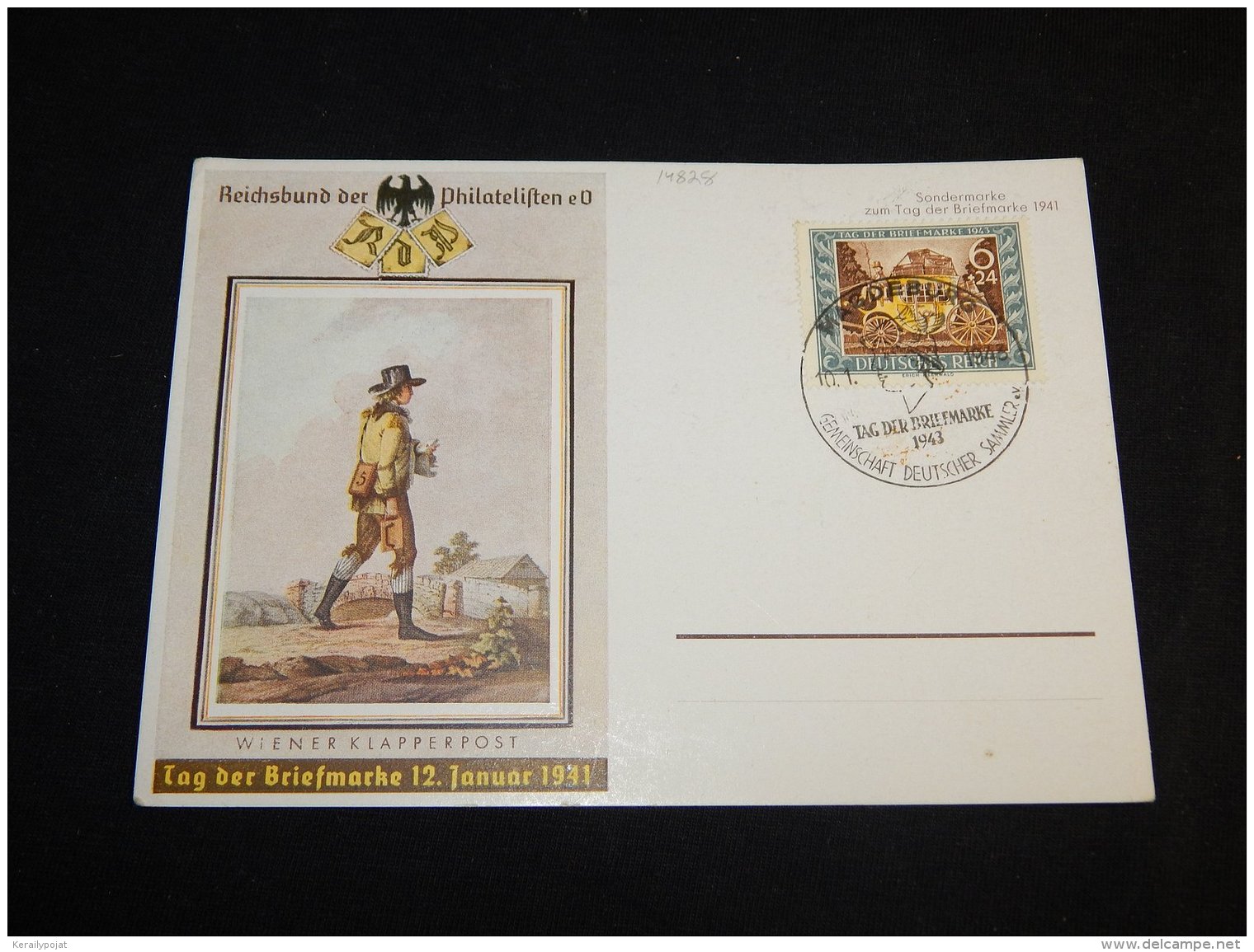 Germany 1943 Magdeburg Special Cancellation Card__(L-14828) - Brieven En Documenten