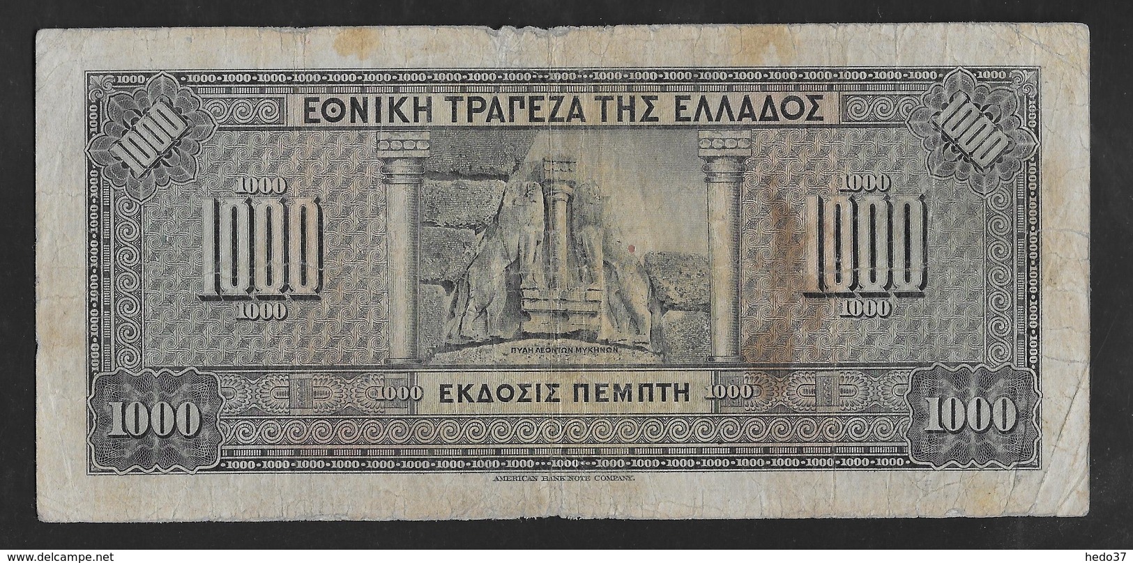 Grèce -  1000 Drachmes - Pick N°100b - TB - Grèce