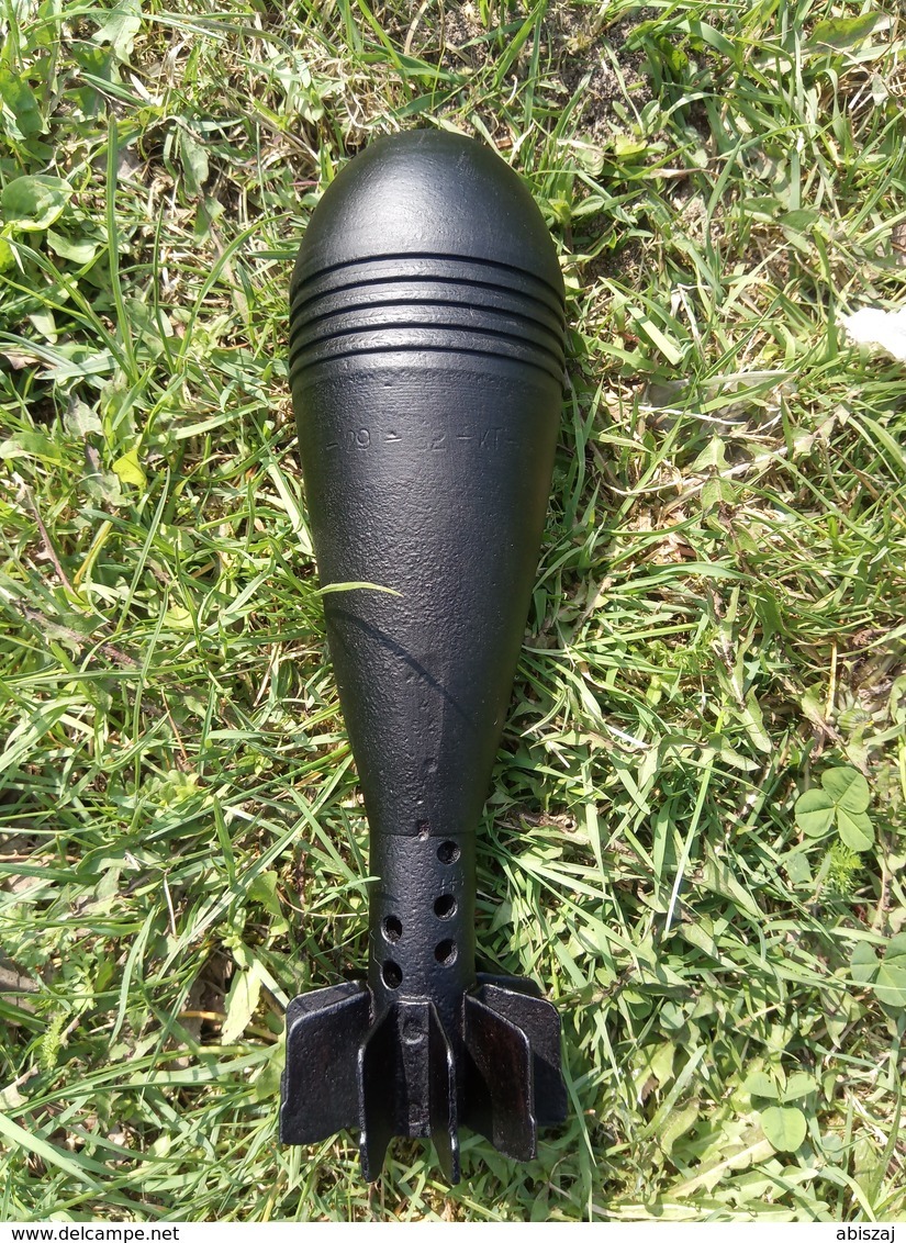 8cm  Grenade Neutralisé...  Zunden Fusee Projektil Obus - Decotatieve Wapens