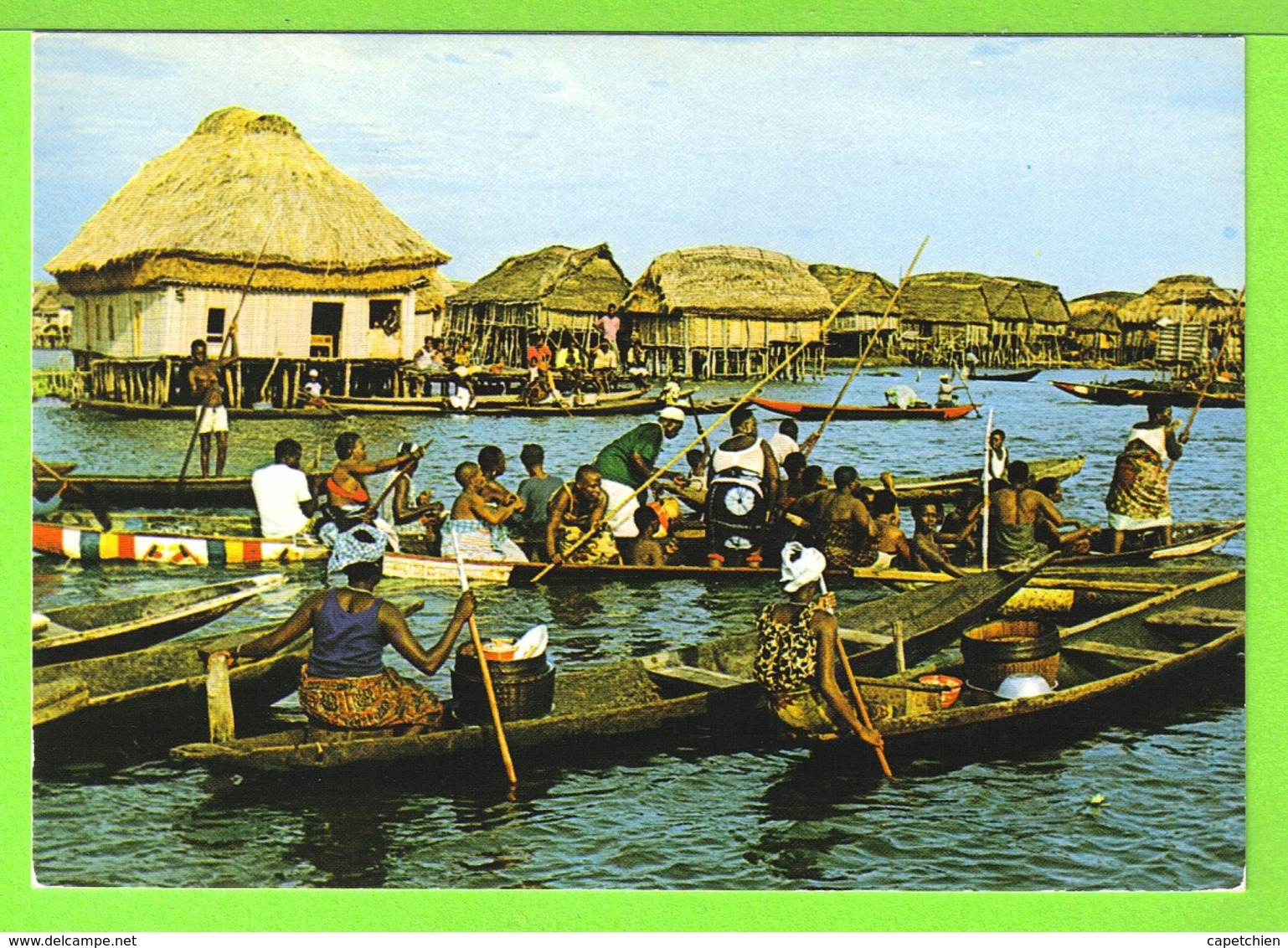 BENIN - CITE LACUSTRE DE GANVIE - Carte Vierge - Benin