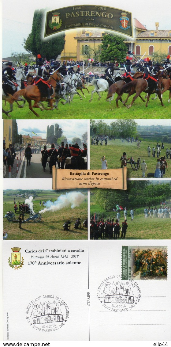 Pastrengo (VR)  2018 -  170° Anniversario Carica Dei Carabinieri A Cavallo -. - Patriottiche