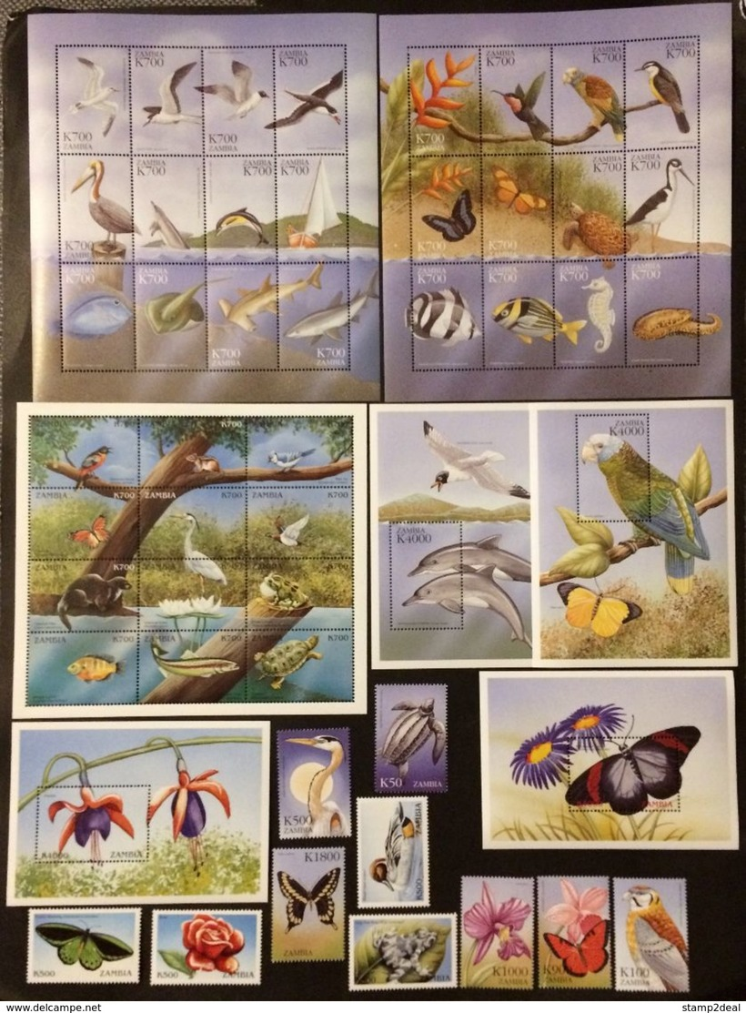 Tanzania 1999** Mi.1011-20, Klb.1021-32,1033-44,1045-56, Bl.64,65,66, 67. Fauna And Flora MNH [20;147] - Autres & Non Classés