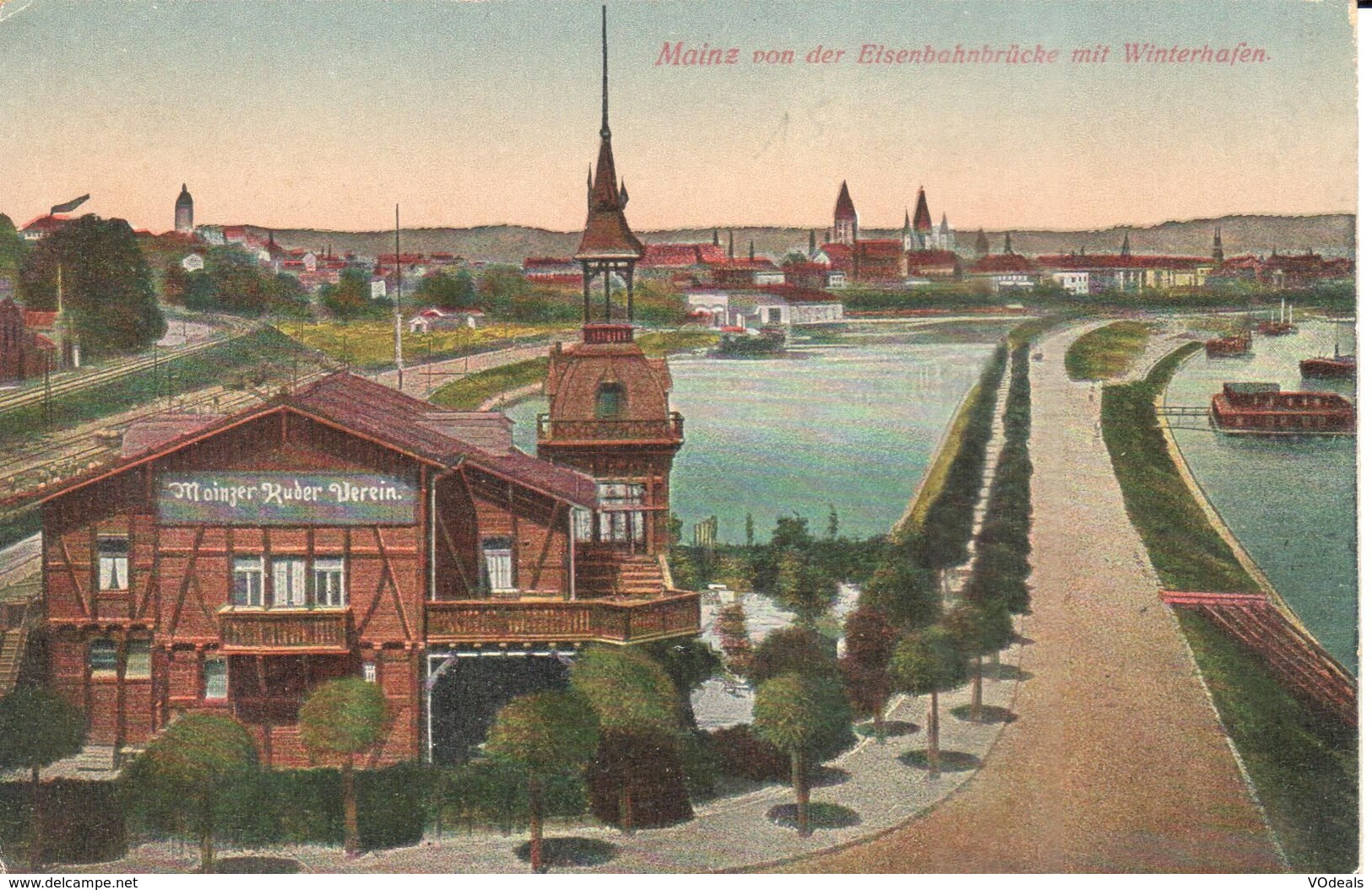 Rhénanie-Palatinat - CPA - Mainz - Von Der Eisenbahnbrücke - Mainz