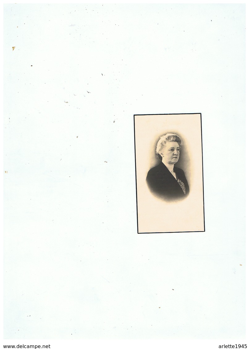 SOUVENIR Mme CHARLES DEREME Néé OMERINE JACMAIN Décédéé à GRAND - RENG (BELGIQUE ) 1945 - Imágenes Religiosas