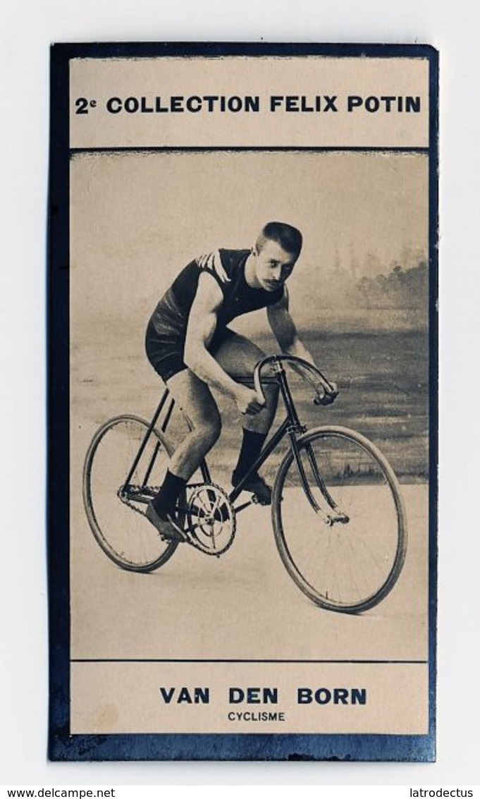 2e Collection Felix Potin - Ca 1920 - REAL PHOTO - Van Den Born, Cyclisme (cycling) - Félix Potin