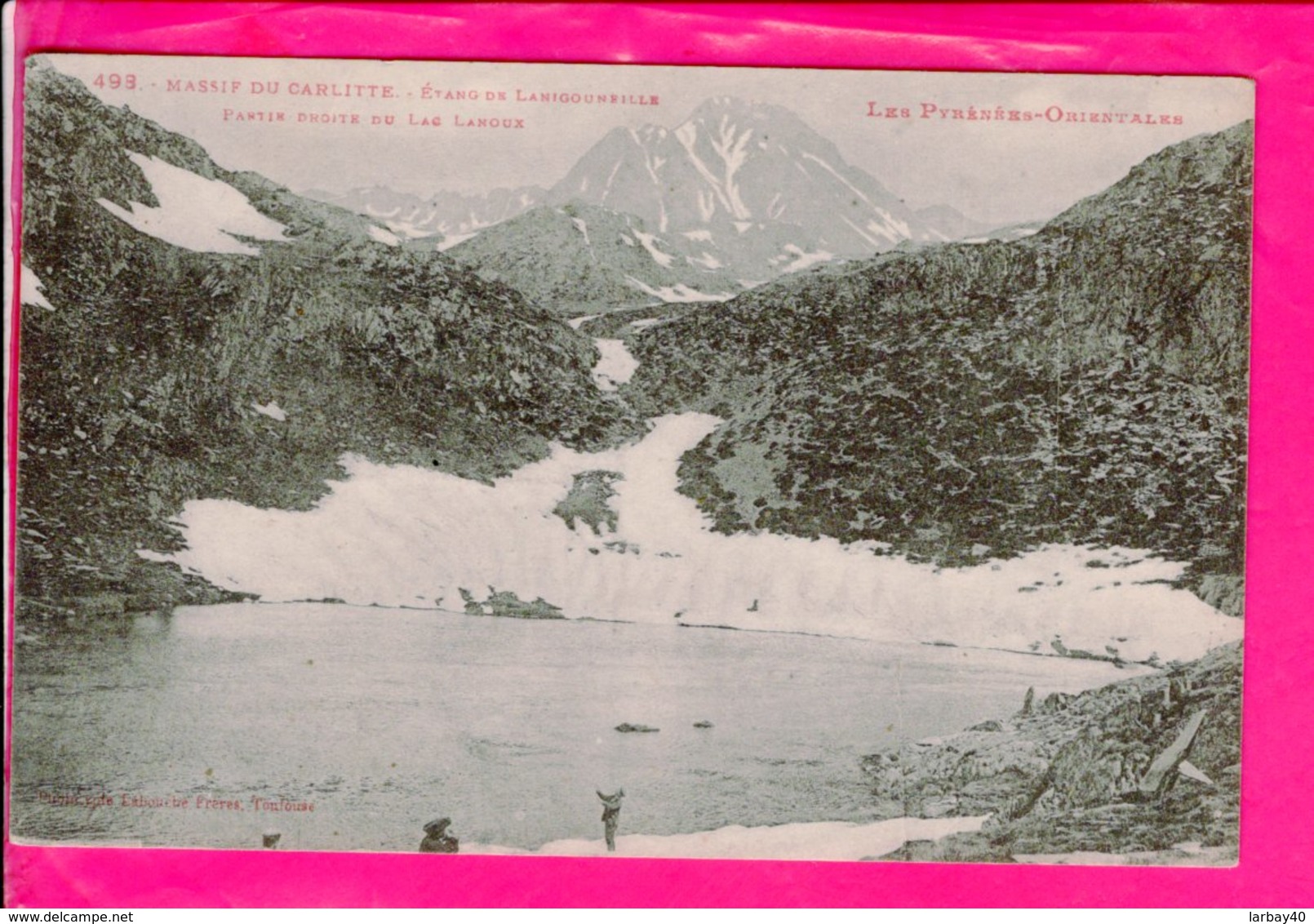 Cpa Carte Postale Ancienne  - Massif De Carlitte Etang De Lanigouneille - Altri & Non Classificati