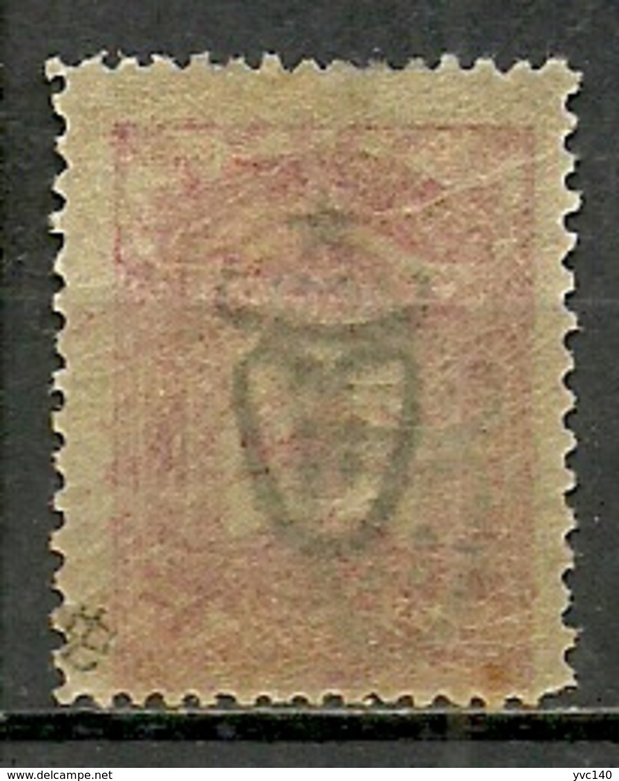 Turkey; 1917 Overprinted War Issue Stamp 20 P. ERROR "Double Overprint" (Signed) - Nuovi