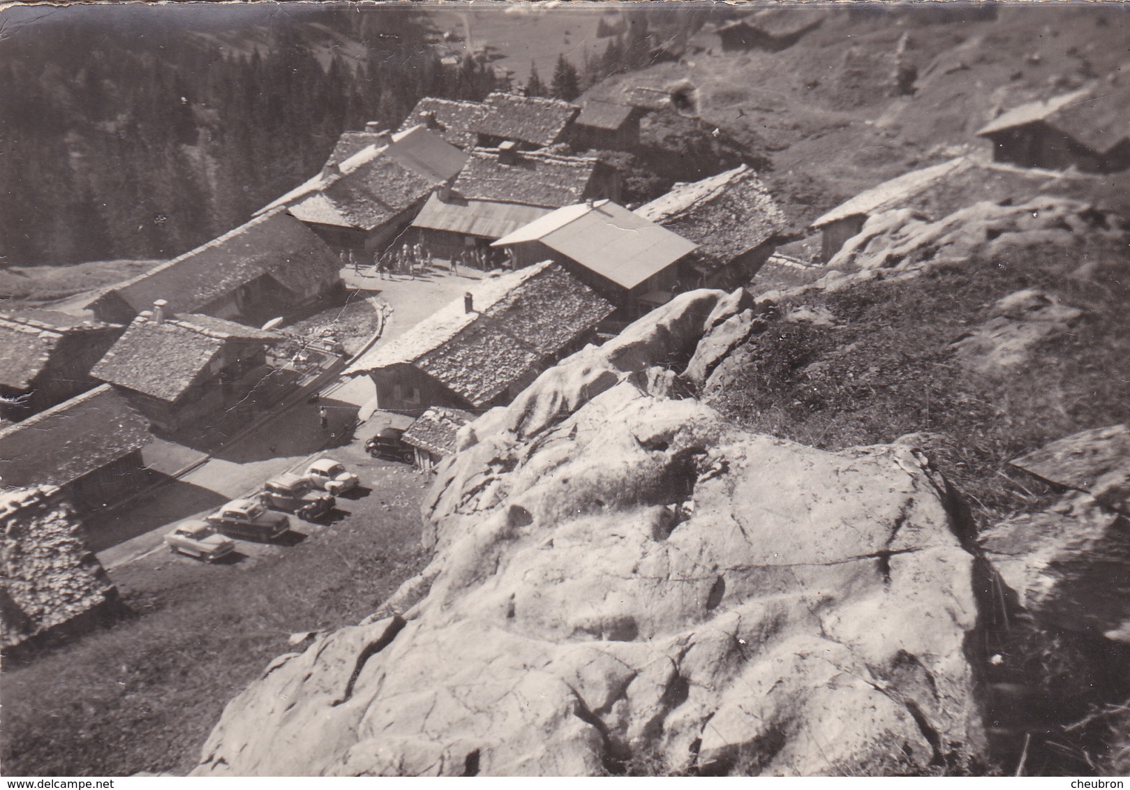 74. LES LINDARETS. VUE GÉNÉRALE PEU COURANTE. ANNEE 1963 - Morzine