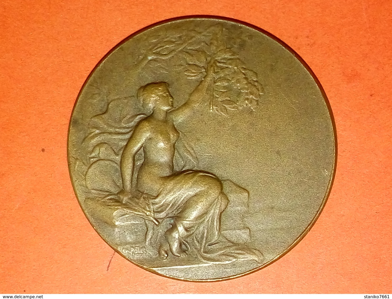 ANCIENNE MÉDAILLE BRONZE CAISSE DES ECOLES PARIS à Daté Graveur CH. PILLET Diamètre 36 Mm 21.14 Gr. - Sonstige & Ohne Zuordnung