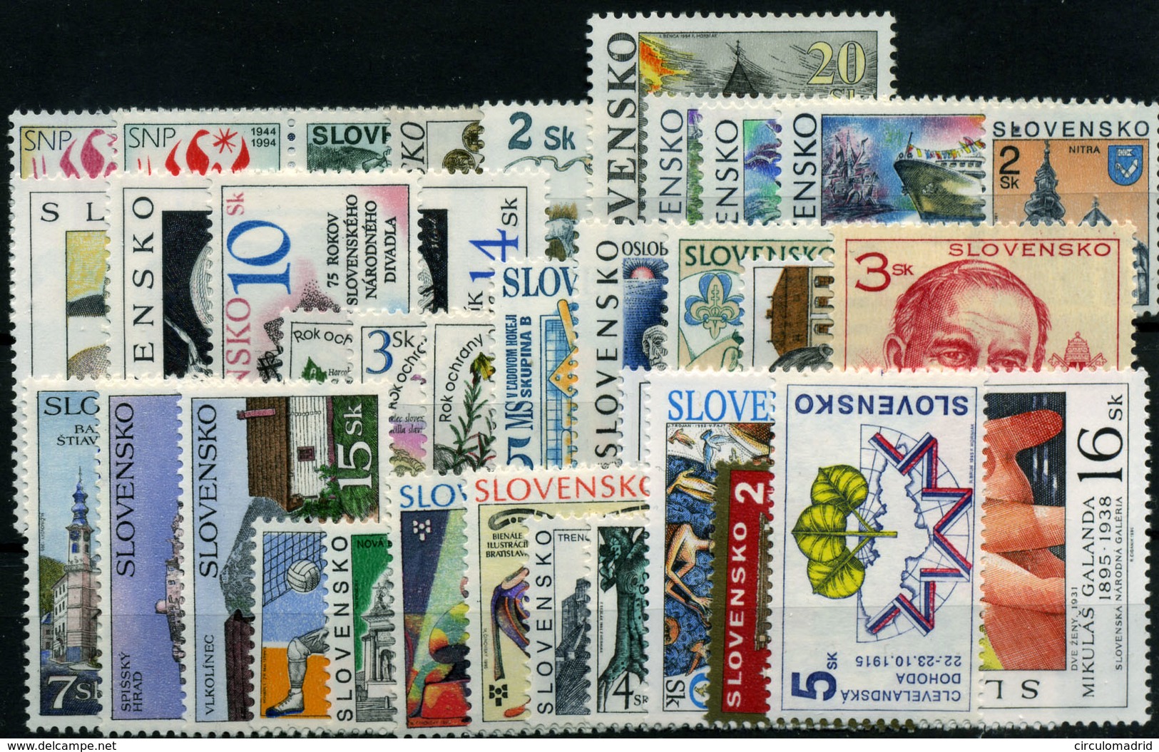 2921- Eslovaquia Nº 165/85, 189/2106 - Ungebraucht