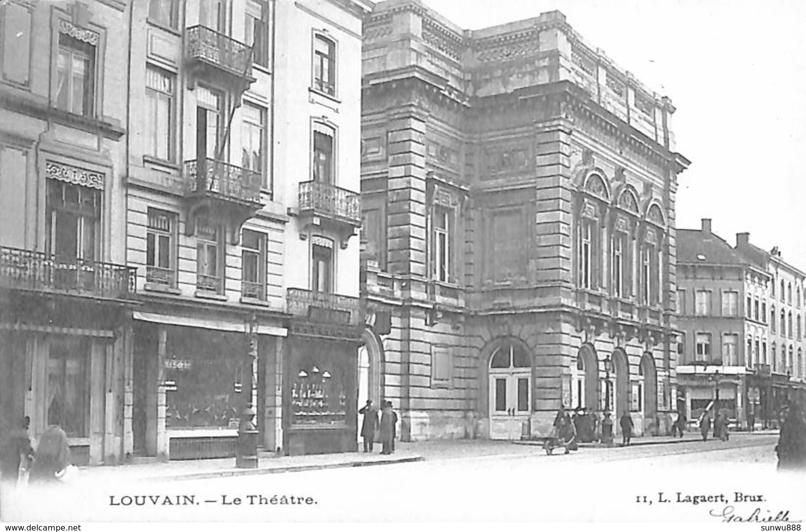 Louvain - Le Théâtre (L Lagaert, Animée, Précurseur) - Leuven