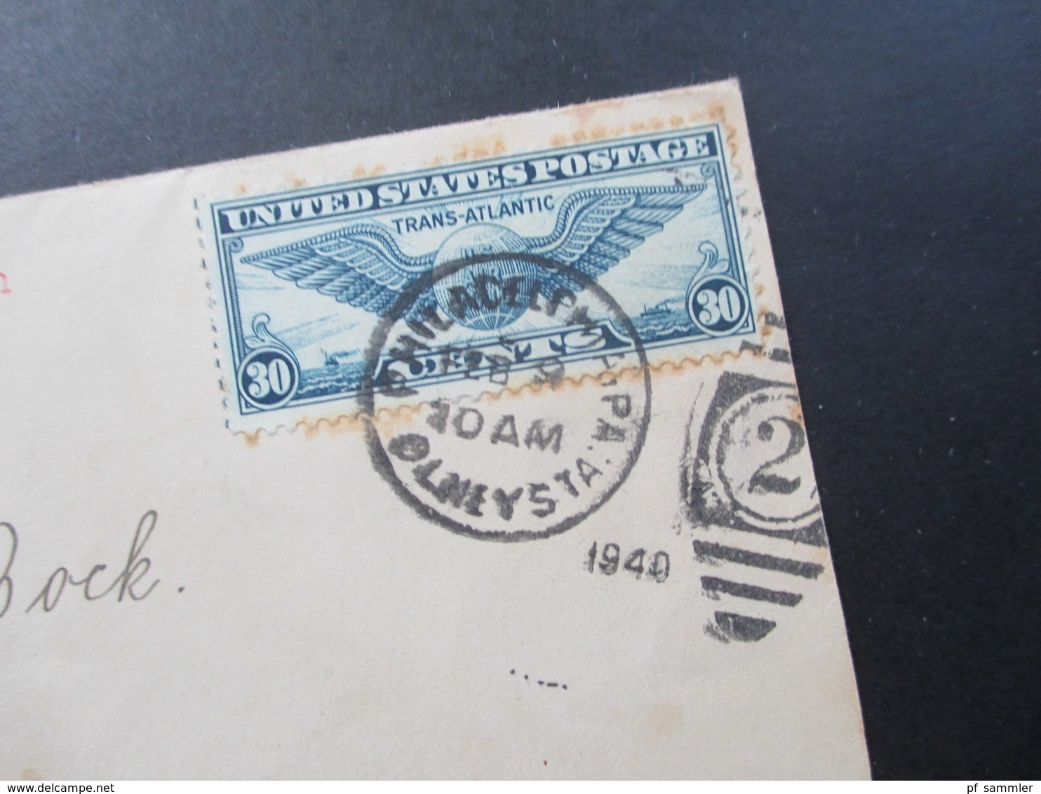 USA 1940 By Air Mail Via Lisbon Nach Pennewitz Zensurbeleg OKW Zensur - Lettres & Documents